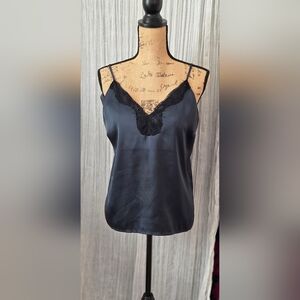 Express Black Camisole with Lace Trim